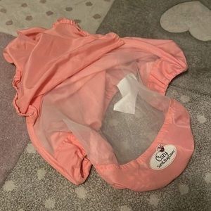 Baby girl sun and bug net